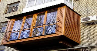 Внешняя отделка балкона Стрежевой цена от 1044 руб. м/2.
